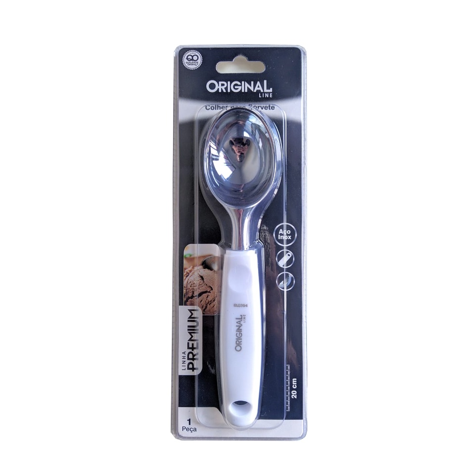 Colher para sorvete original Zeroll 1020, 59 ml, prateado