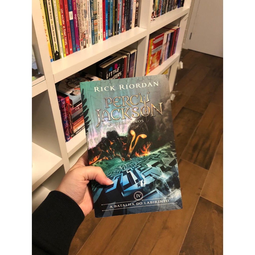 Livro Percy Jackson E A Batalha Do Labirinto | Shopee Brasil