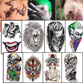 Compre Tatuagem temporária de tigre 3d aquarela, feminina, adulta,  crianças, raposa, leão, adesivo de tatuagem, arte corporal, pintura de  animal falso, decoração de tatuagem