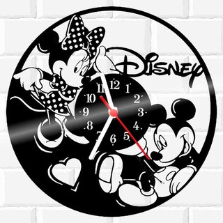 Relógio De Vinil Disco Lp Parede Mickey