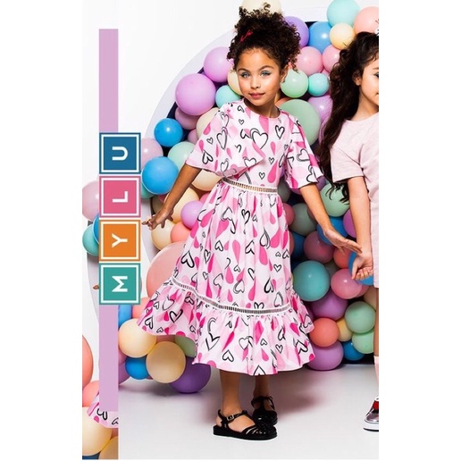 Vestido Infantil Feminino Super Star Mylu