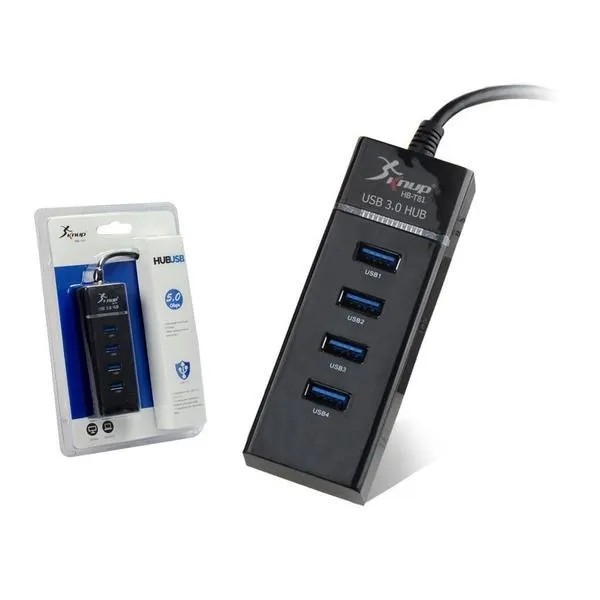 Hub switch Usb 3.0 2.0 4 Portas Alta Velocidade 5 Gbps