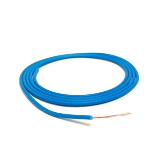 7 Metros Fio Cabinho Remoto Azul 1X0,50mm Som Automotivo Alto Falante Cabo Emborrachado 0,5mm Extra Flexível