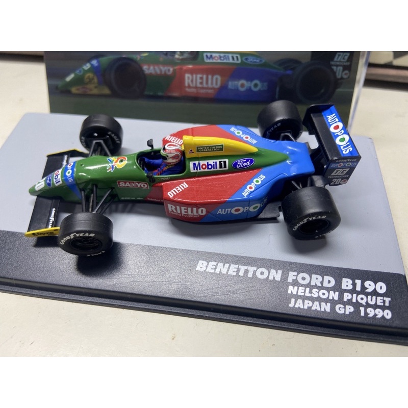 Miniatura Benetton Ford - Nelson Piquet