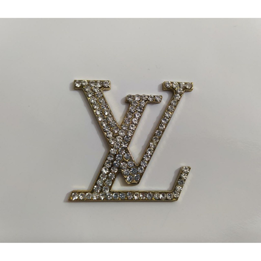Kit 12 Apliques Emblemas para Roupas Luis Vuitton em Metal com Strass  Patches Pronta Entrega Vendedor Local - Entrega Rápida