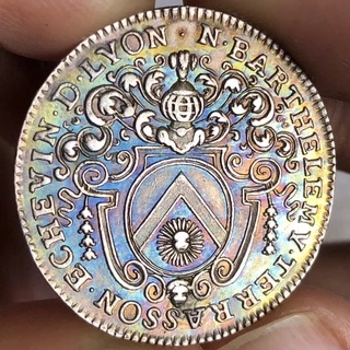 Belíssimo Jeton de prata da França 31mm, 8.61g , cunhada em 1729, EF