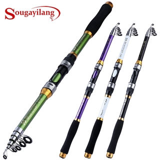 Sougayilang 1.8M-3.3M Vara De Pesca De Carpa Poderosa Prfv Material Carga De Poste Até 8kg . Retrátil