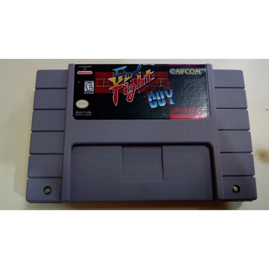 Fita Final Fight Guy Jogo Snes Cartucho Super Nintendo | Shopee Brasil