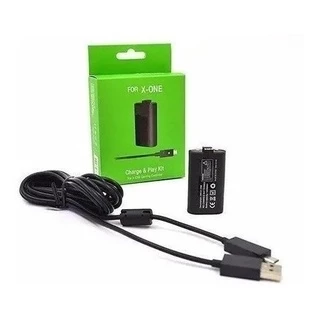 Bateria De Controle Xbox One 1.400mah Com Cabo Micro Usb-v8 