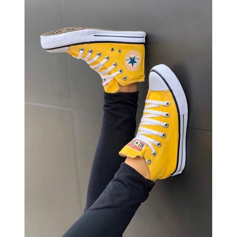 All star amarelo hot sale 34