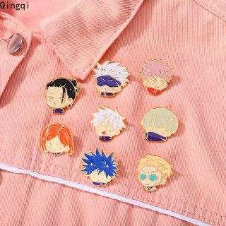 Lovely Anime Jujutsu Kaisen Esmalte Yuji Itadori Fushiguro Megumi Gojo Satoru Broche De Lapela Crachás Colarinho Jóias Presente