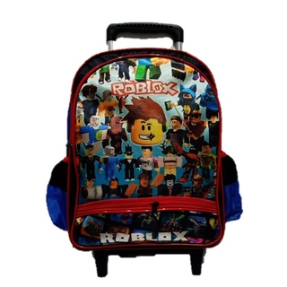 Kit Escolar Mochila C/roda + Lancheira + Estojo Roblox Boy