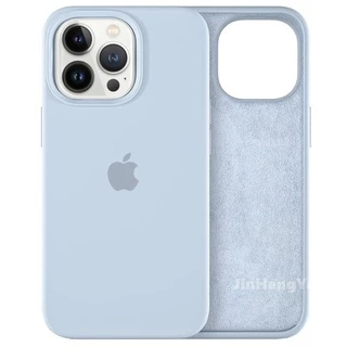Capa De Silicone Flanela Resistente Queda Oficial De Alta Qualidade Para Iphone 14 13 12 Pro Max