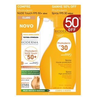 Kit Bioderma Photoderm Claro (2 Produtos)