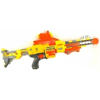 Metralhadora Lança Dardos Nerf Super Shot Lanterna Mira 75cm