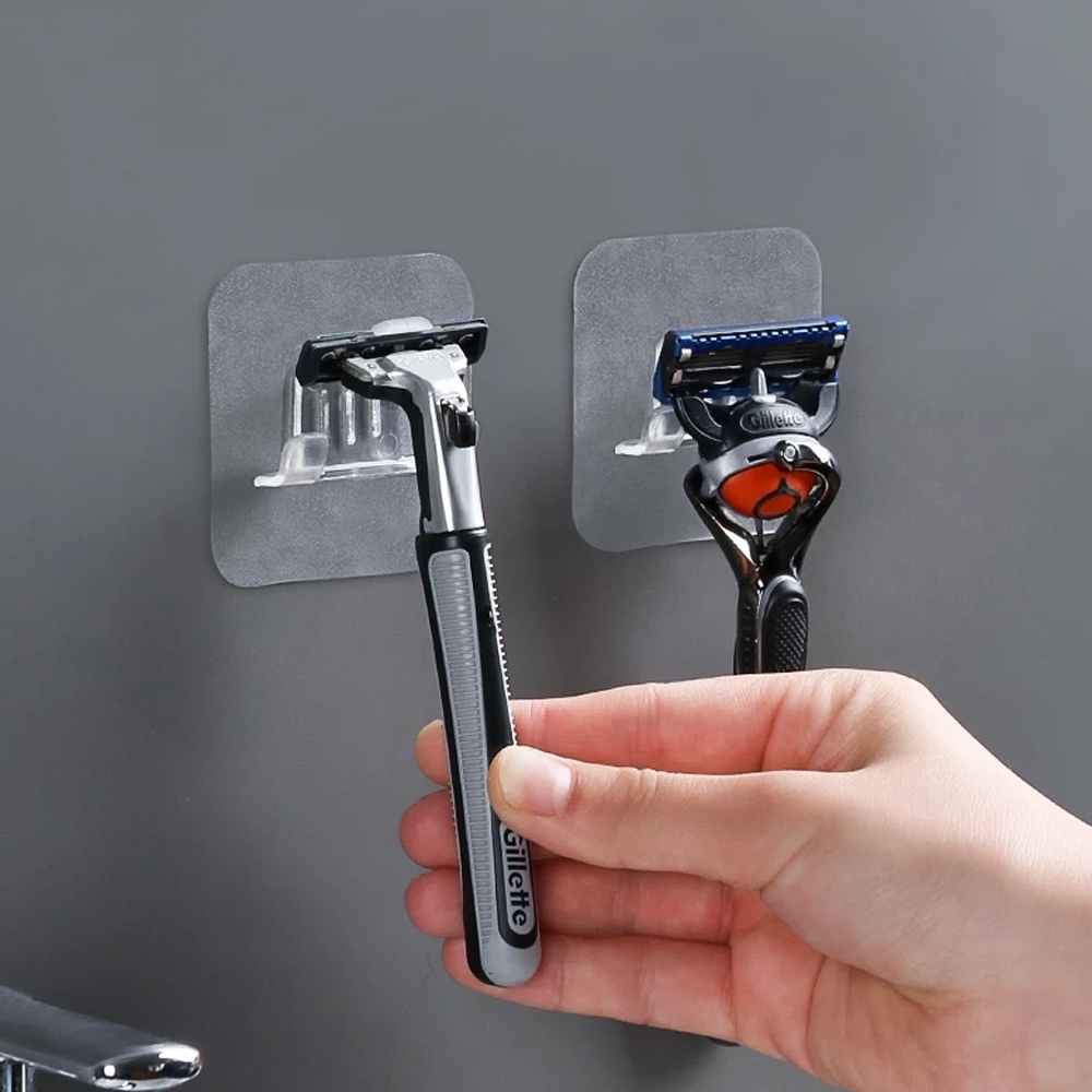 Suporte Barbeador Gilete Lâmina Depilar Adesivo | Shopee Brasil