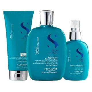 Kit Alfaparf SDL Curls -Sh 250ml + Cond 200ml + Spray 125ml em Oferta na Shopee