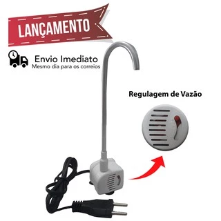Bomba Submersa Branca Com Torneira Para Bebedouros De Gatos, Cachorros, Aquários E Fontes