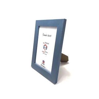 Porta Retrato para Fotos tamanho 10cm x 15cm com Vidro e Ótima Qualidade Cor Azul
