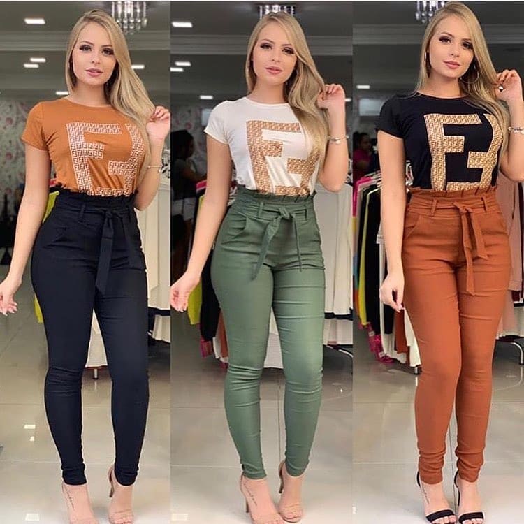 Calça laço hot sale na cintura