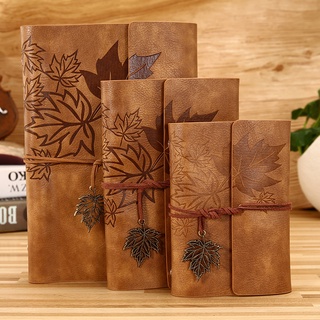Caderno Vintage De Couro PU Diário Note Book Jornal/Artigos De Papelaria/Escola/Escritório A7/A6/A5