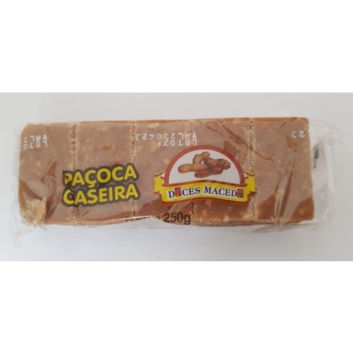 Paçoca Caseira g Doces Macedo Shopee Brasil