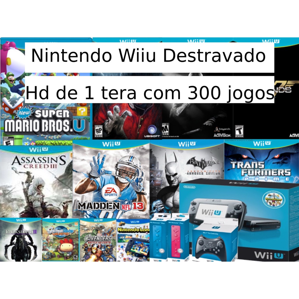 Nintendo Wii U Desbloqueado + HD 1TB + Pro Controller  Fórum Outer Space -  O maior fórum de games do Brasil