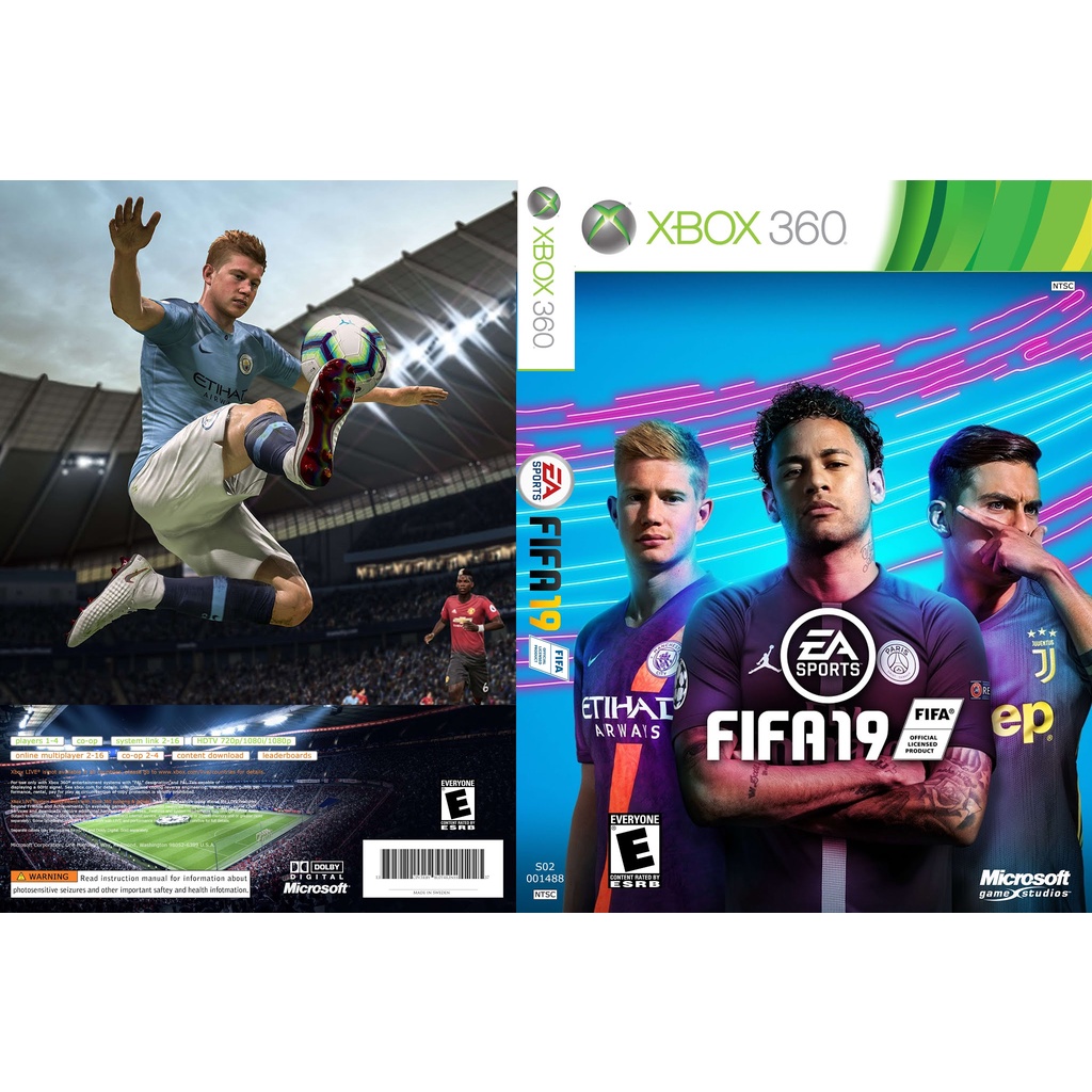 Jogo Xbox 360 Fifa 19 Dvd LT 3.0 - Desbloqueado - Videogames
