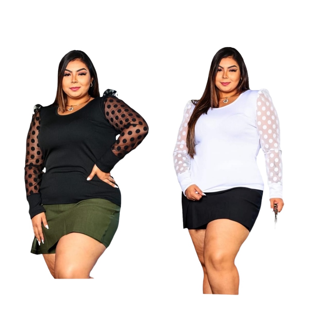 Blusa pulôver plus size feminina de abóbora manga longa solta