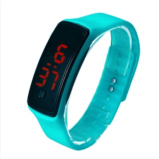 Digital led silicone clearance bracelet watch