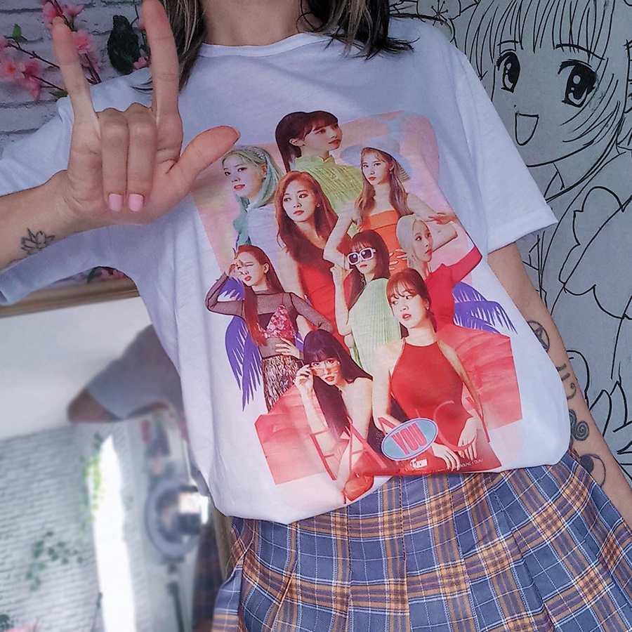 chaeyoung twice camiseta em Promoção na Shopee Brasil 2026