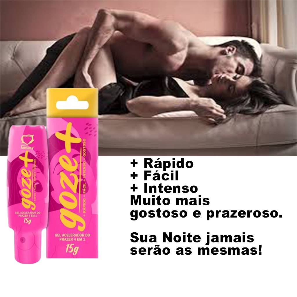 GOZE MAIS - 4 em 1 Estimulante Feminino / Gel Acelerador do Prazer 15g -  Sexy Fantasy / Atinja seu Orgasmo sexy shop produto adulto | Shopee Brasil