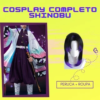 Cosplay completo Shinobu Kocho - Kimetsu no Yaiba