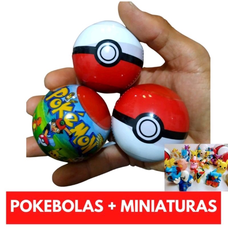 Kit 30un Pokébola Pokémon go encapsulado envelopados 5,5cm(2,5polegadas) 30 capsulas