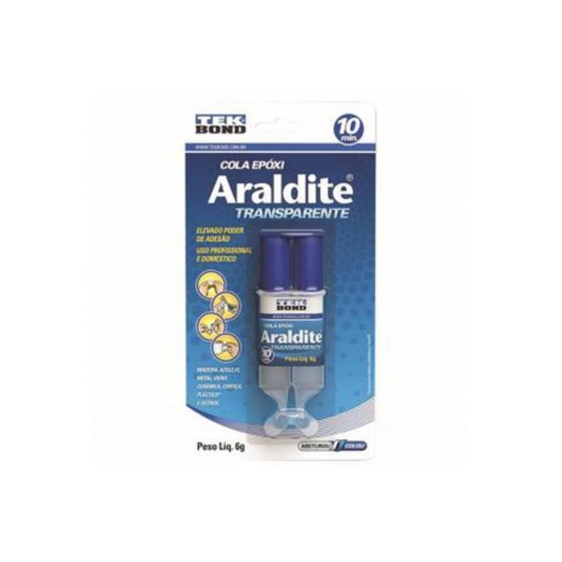 Kit 2 Colas Araldite 06 Gms Seringa | Shopee Brasil