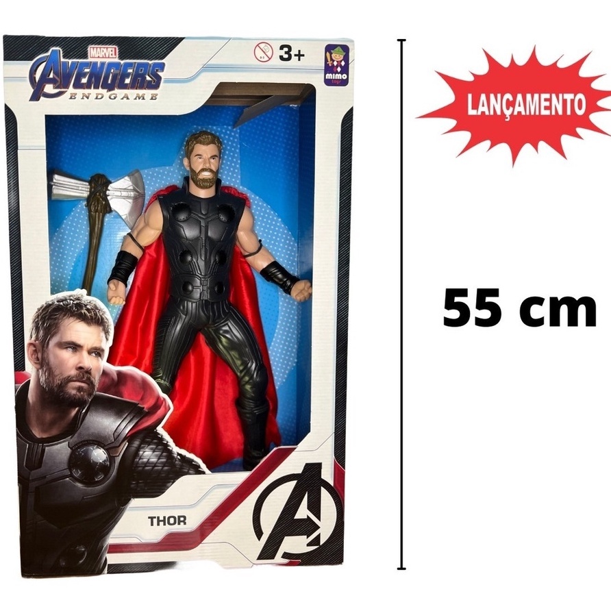 Boneco Antigo do Thor medindo 14 cm de altura