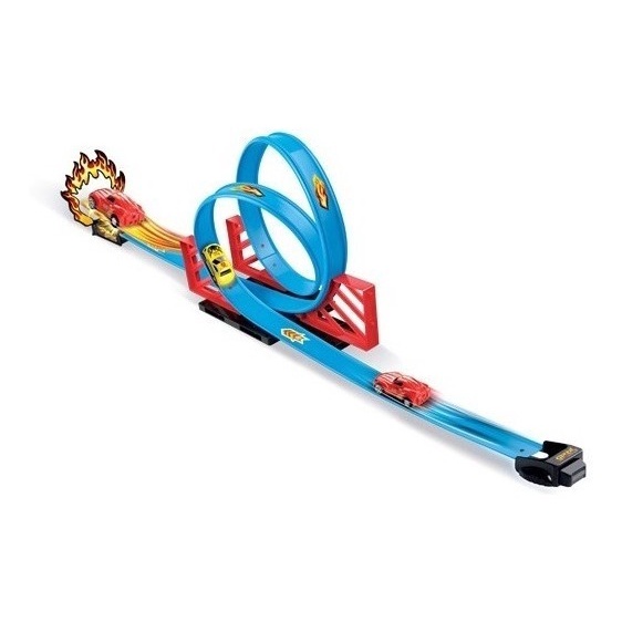 Pista Hot Wheels Corrida Multi Looping - Bumerang Brinquedos