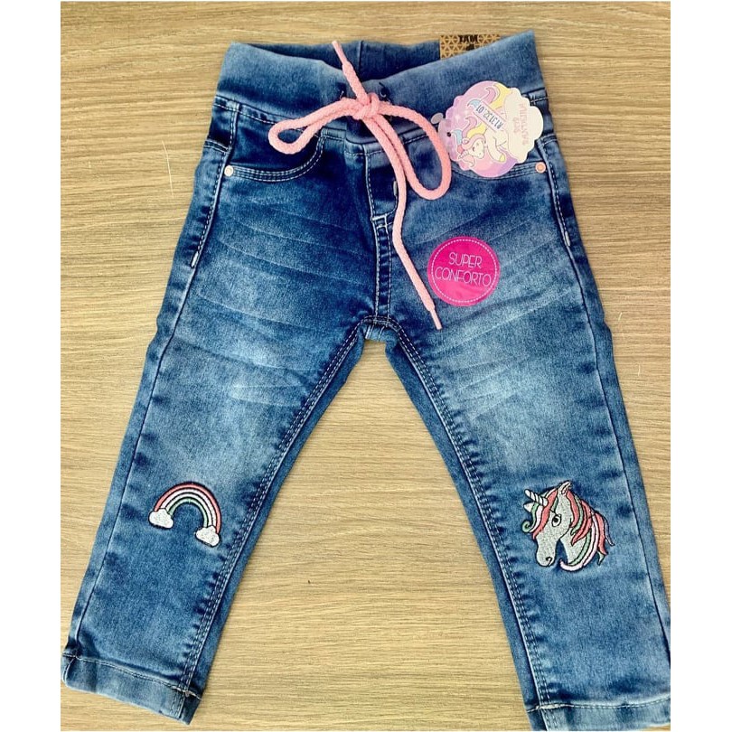 Calça jeans infantil 3 2024 anos