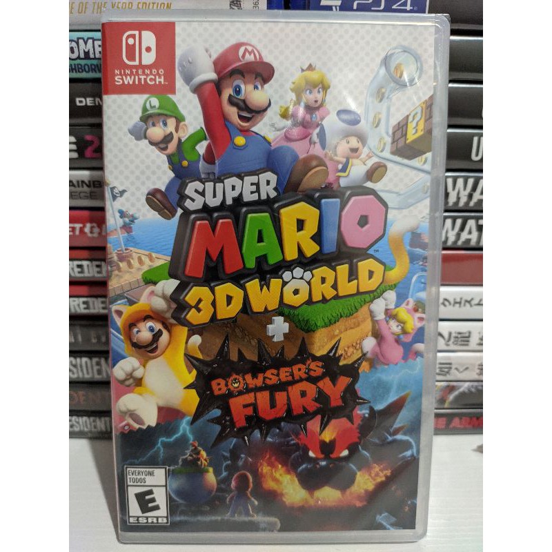 Jogo Switch Super Mario 3d World + Bowsers Fury Fisica
