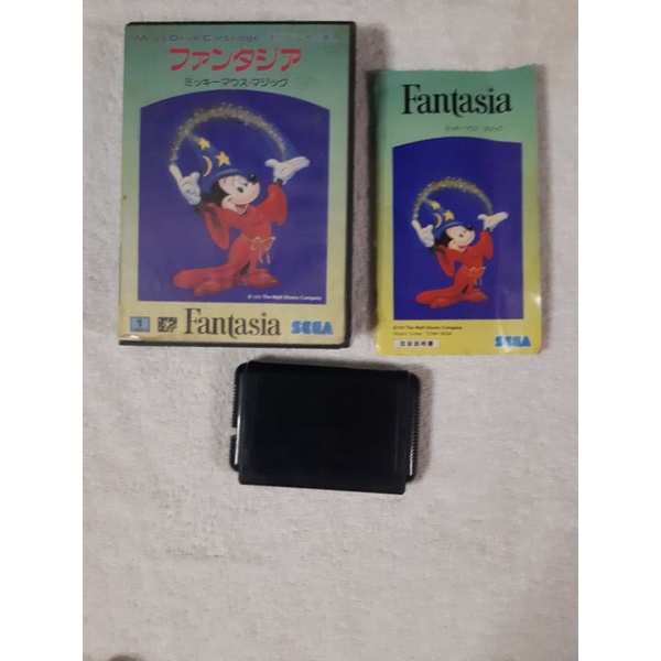Notice Seulement – Fantasia Pour Sega Mega Drive (livret D'instructions)