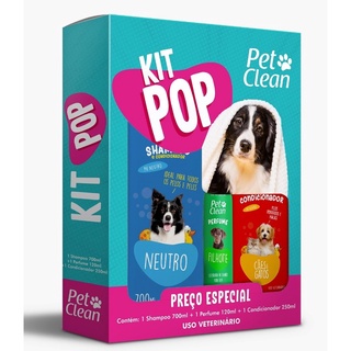 Kit Pop para Cachorro e Gato Pet Clean