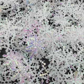 (300 Pçs De Flocos De Neve Artificial Para Decoração De Natal (Ornamentos De Árvore De Natal)