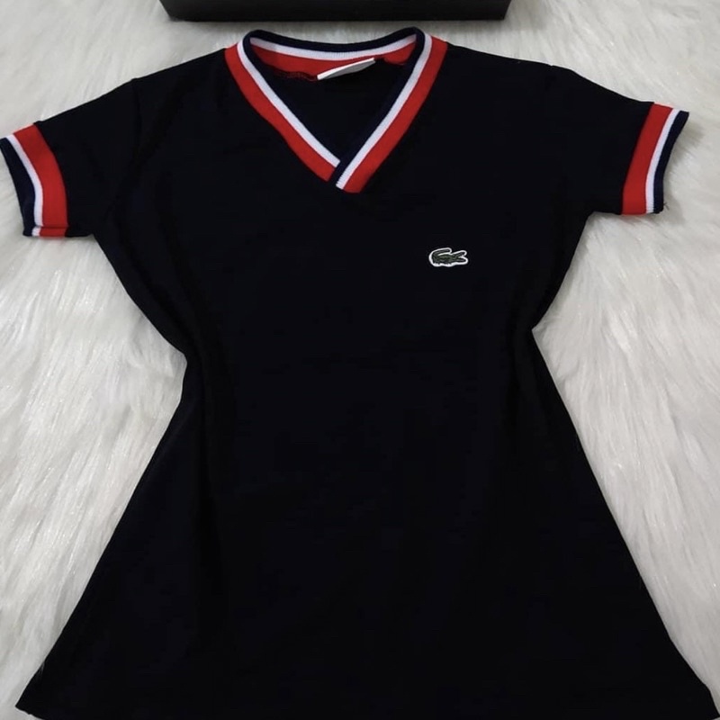 Camiseta baby hot sale look feminina lacoste