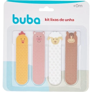 Kit Lixas de Unha Bebê Infantil Higiene Menina Menino Buba