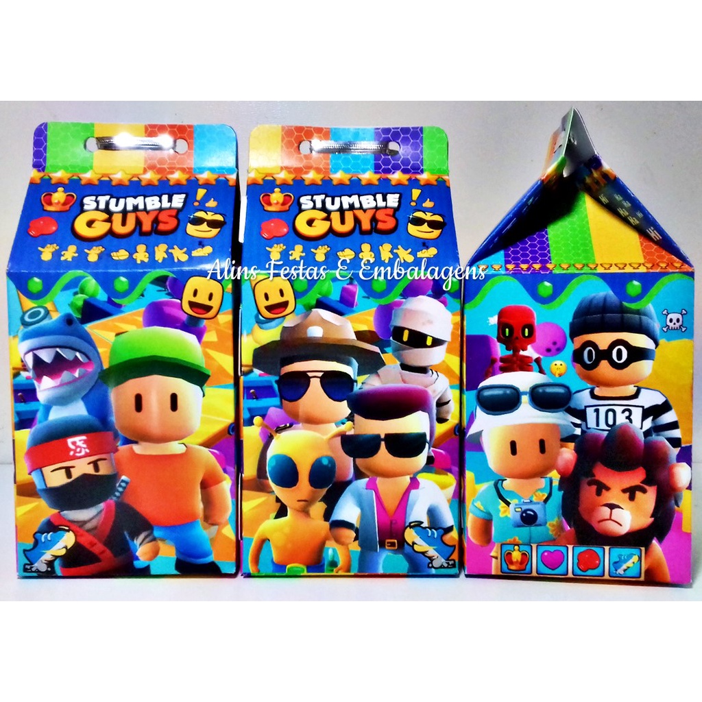 Kit 16 Bonecos Personagens Jogo Stumble Guys 7 Cm P/entrega