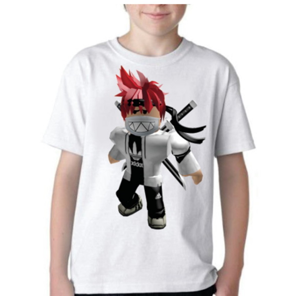 Camiseta blusa preta infantil roblox menino - Camiseta Infantil