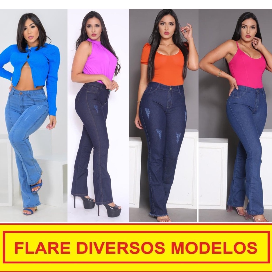 Calça Flare: Confira Diversos Modelos Jeans!