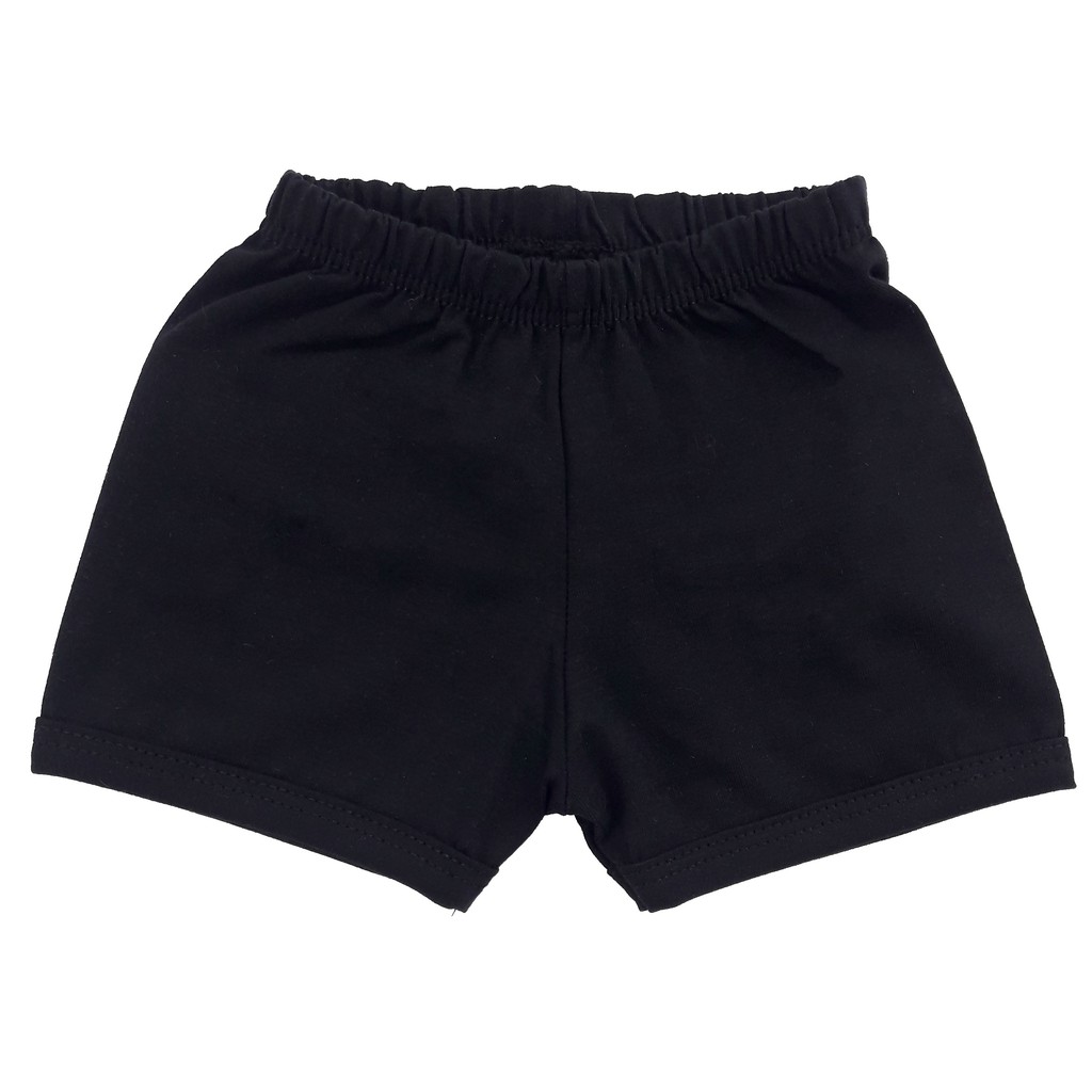 Roupa de Bebê Shorts Bermuda Infantil para seu Nenê Menina e ou Menino Liso Diversas Cores, do RN ao GG