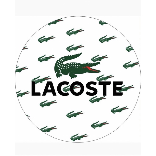 painel redondo para festas Lacoste | Shopee Brasil