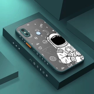 Capa Flexível Fina Anti-Impacto Com Estampa De Astronauta Para Xiaomi MI Redmi Note 5 Pro 5A Prime
